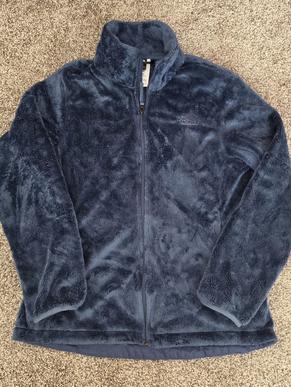 The North Face Womans Osito Fleece Full Zip Shady Blue Jacket